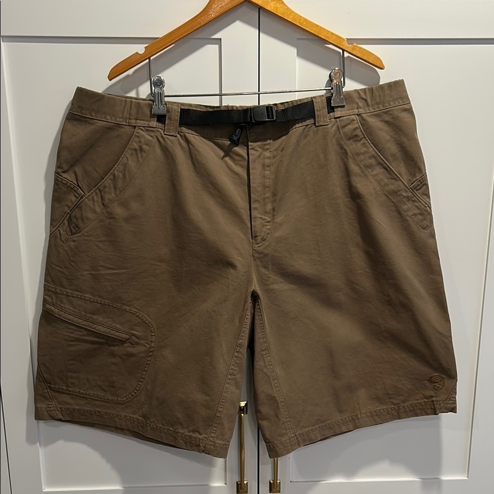 Mountain Hardwear Tan Cargo Outdoor Workwear Cotton Shorts Size XXL